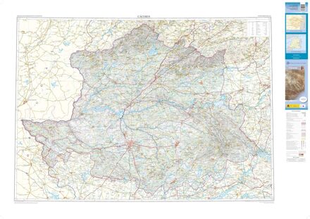 Wegenkaart - landkaart Mapa Provincial Caceres | CNIG - Instituto Geográfico Nacional
