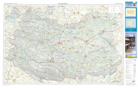 Wegenkaart - landkaart Mapa Provincial Ciudad Real | CNIG - Instituto Geográfico Nacional