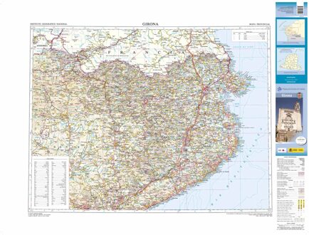 Wegenkaart - landkaart Mapa Provincial Girona | CNIG - Instituto Geográfico Nacional