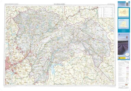 Wegenkaart - landkaart Mapa Provincial Guadalajara | CNIG - Instituto Geográfico Nacional
