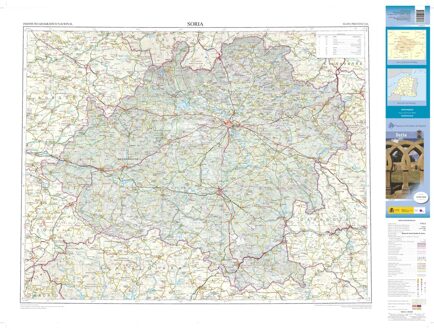 Wegenkaart - landkaart Mapa Provincial Soria | CNIG - Instituto Geográfico Nacional