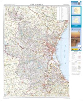 Wegenkaart - landkaart Mapa Provincial Valencia | CNIG - Instituto Geográfico Nacional