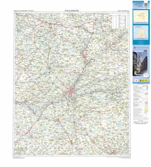 Wegenkaart - landkaart Mapa Provincial Valladolid | CNIG - Instituto Geográfico Nacional