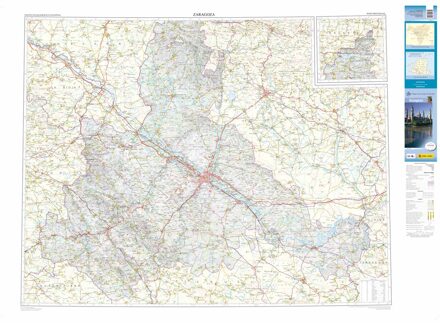 Wegenkaart - landkaart Mapa Provincial Zaragoza | CNIG - Instituto Geográfico Nacional