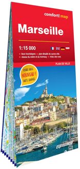 Wegenkaart - landkaart Marseille | ExpressMap