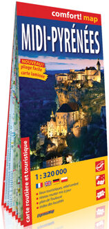 Wegenkaart - landkaart Midi-Pyrénées | ExpressMap