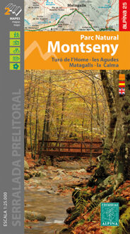 Wegenkaart - landkaart Montseny PNTuro de l'Home - Agudes - Matagalls - Calma | Editorial Alpina