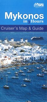 Wegenkaart - landkaart Mykonos in 3 uur - Cruise kaart & gids | Orama