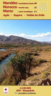 Wegenkaart - landkaart N12 Agdz / Zagora / Vallée du Drâa | Huber Verlag