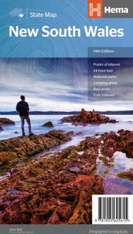 Wegenkaart - landkaart New South Wales | Hema Maps