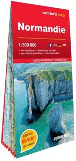 Wegenkaart - landkaart Normandië | ExpressMap