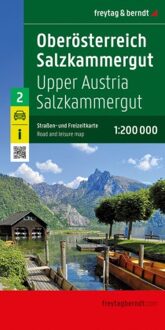 Wegenkaart - landkaart Oberösterreich Salzkammergut | Freytag & Berndt