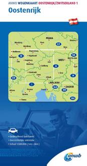 Wegenkaart - landkaart Oostenrijk | ANWB Media