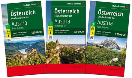 Wegenkaart - landkaart Oostenrijk set | Freytag & Berndt