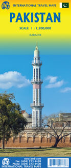 Wegenkaart - landkaart Pakistan | ITMB