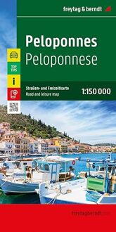 Wegenkaart - landkaart Peloponnesos | Freytag & Berndt