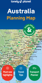 Wegenkaart - landkaart Planning Map Australia - Australië | Lonely Planet