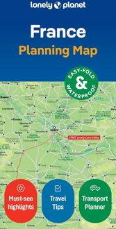 Wegenkaart - landkaart Planning Map France | Lonely Planet