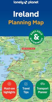 Wegenkaart - landkaart Planning Map Ireland | Lonely Planet