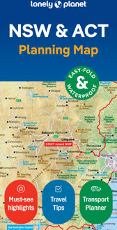 Wegenkaart - landkaart Planning Map New South Wales & ACT | Lonely Planet