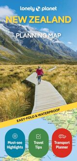 Wegenkaart - landkaart Planning Map New Zealand - Nieuw Zeeland | Lonely Planet