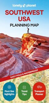 Wegenkaart - landkaart Planning Map Southwest USA | Lonely Planet