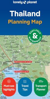 Wegenkaart - landkaart Planning Map Thailand | Lonely Planet