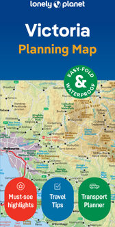 Wegenkaart - landkaart Planning Map Victoria | Lonely Planet