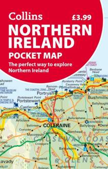 Wegenkaart - landkaart Pocket Map Northern Ireland pocket map | Collins
