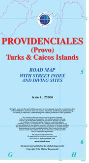 Wegenkaart - landkaart Providenciales (Provo) / Turks & Caicos Islands | Kasprowski Maps