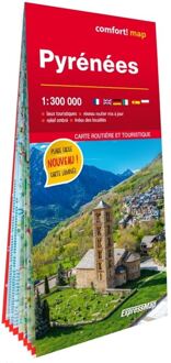 Wegenkaart - landkaart Pyreneeën | ExpressMap