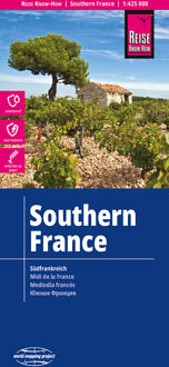Wegenkaart - landkaart Reise Know-How Landkarte Südfrankreich / Southern France | Reise Know-How Verlag