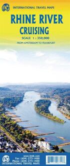 Wegenkaart - landkaart Rhine River Cruising | ITMB