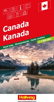 Wegenkaart - landkaart Road maps Canada | Hallwag