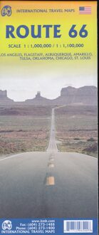 Wegenkaart - landkaart Route 66 | ITMB
