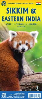Wegenkaart - landkaart Sikkim & India Oost India | ITMB