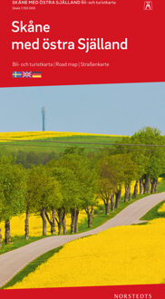 Wegenkaart - landkaart Skane (Zweden) - Oost Zeeland (Denemarken) | Norstedts