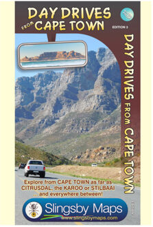 Wegenkaart - landkaart South Africa: Day Drives from Cape Town | Slingsby Maps
