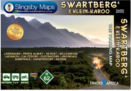 Wegenkaart - landkaart South Africa: Swartberg & Klein-Karoo | Slingsby Maps