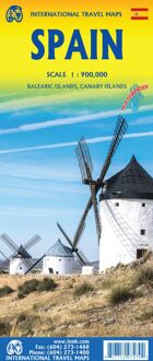 Wegenkaart - landkaart Spanje | ITMB