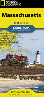 Wegenkaart - landkaart State Guide Map Massachusetts | National Geographic