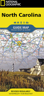 Wegenkaart - landkaart State Guide Map North Carolina | National Geographic