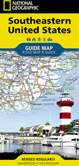 Wegenkaart - landkaart State Guide Map Southeastern United States - Zuidoost VS | National Geographic