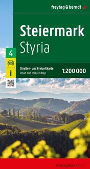 Wegenkaart - landkaart Steiermark | Freytag & Berndt
