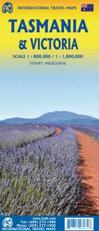 Wegenkaart - landkaart Tasmania & Victoria | ITMB