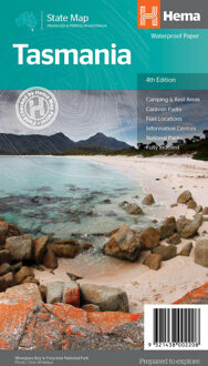 Wegenkaart - landkaart Tasmanië - Tasmania | Hema Maps