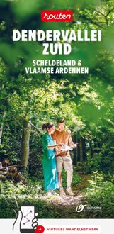Wegenkaart - landkaart Wandelnetwerk BE Dendervallei zuid Scheldeland wandelnetwerk | Tourisme Vlaanderen