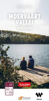 Wegenkaart - landkaart Wandelnetwerk BE Moervaartvallei Waasland wandelknooppuntennetwerk | Tourisme Vlaanderen