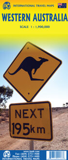 Wegenkaart - landkaart Western Australia | ITMB