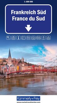 Wegenkaart - landkaart Zuid Frankrijk k&f | Kümmerly & Frey